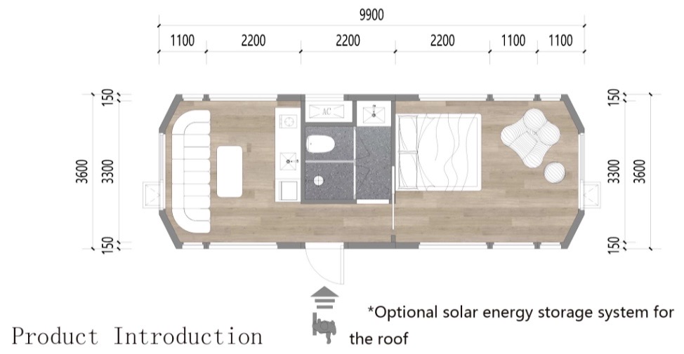 Example 35.6m2 layout